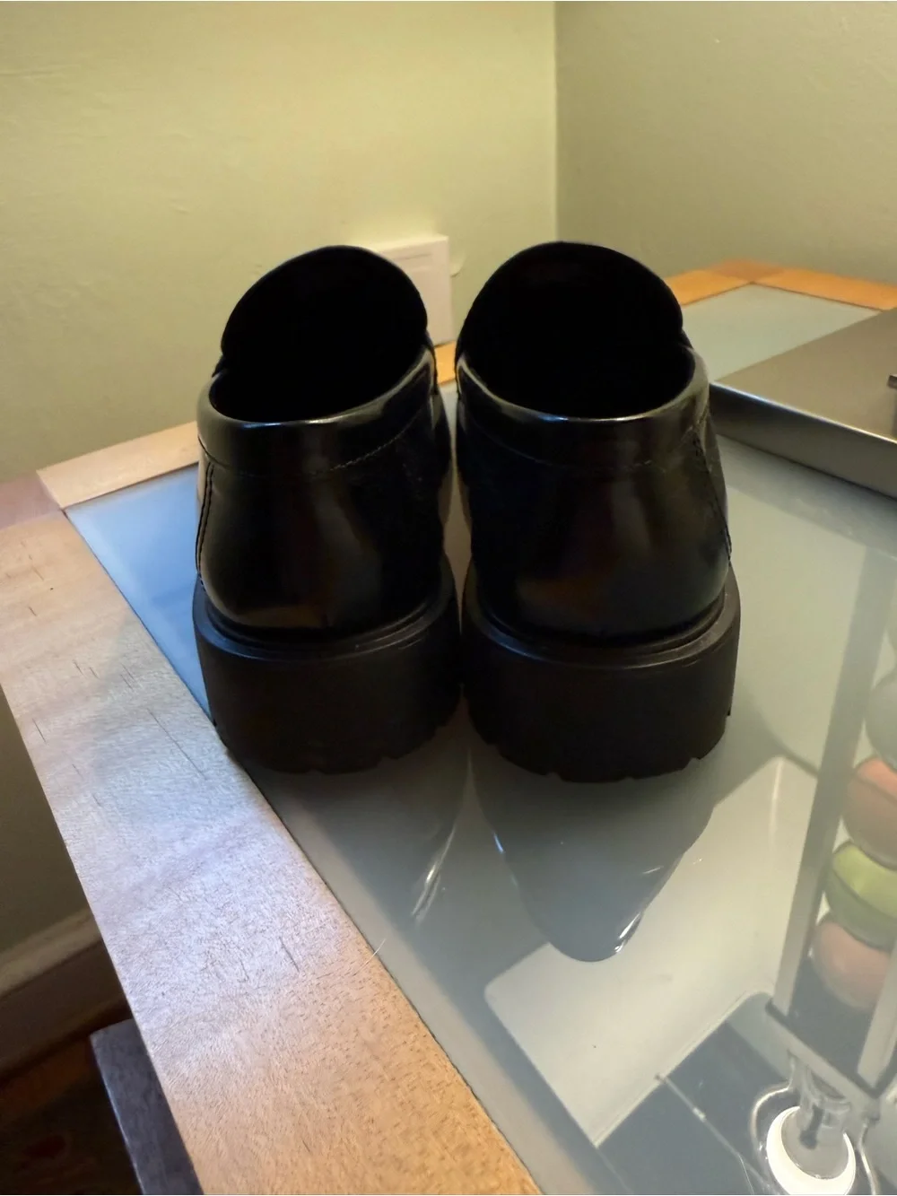 Tory Burch Classic Lug Loafers Black Patent